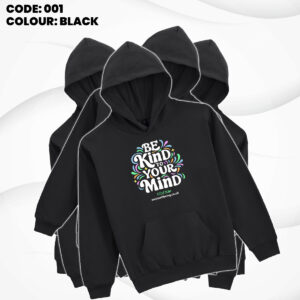 Black West Wellbeing Hoodie – Be Kind to Your Mind