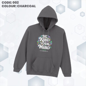Charcoal West Wellbeing Hoodie – Be Kind to Your Mind