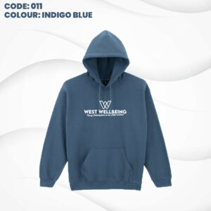 Indigo Blue West Wellbeing Hoodie – Classic Logo